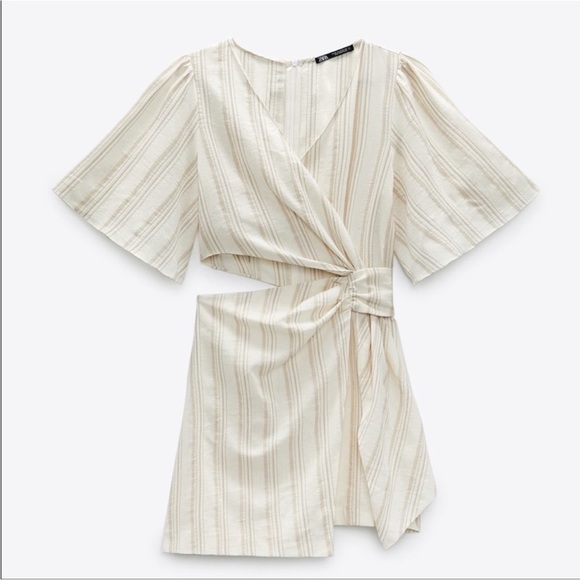 NWOT Zara cut out mini dress - Picture 2 of 3